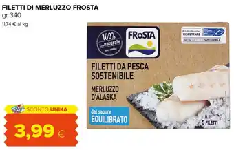 Tigre FILETTI DI MERLUZZO FROSTA gr 340 offerta