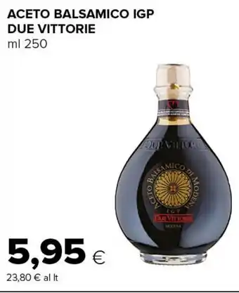 Tigre ACETO BALSAMICO IGP DUE VITTORIE ml 250 offerta