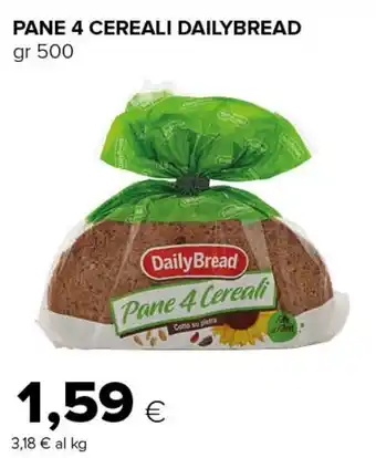Tigre PANE 4 CEREALI DAILYBREAD gr 500 offerta