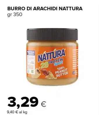 Tigre BURRO DI ARACHIDI NATTURA gr 350 offerta