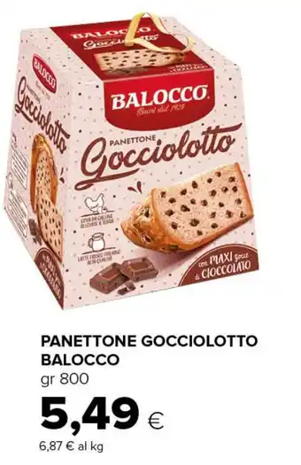 Tigre PANETTONE GOCCIOLOTTO BALOCCO gr 800 offerta