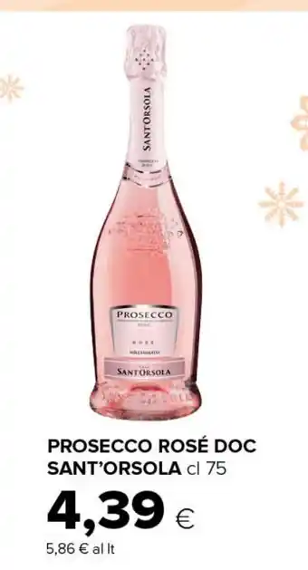 Tigre PROSECCO ROSÉ DOC SANT'ORSOLA cl 75 offerta