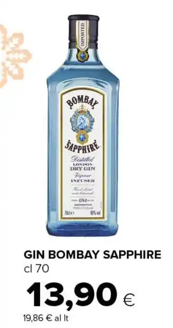 Tigre GIN BOMBAY SAPPHIRE cl 70 offerta