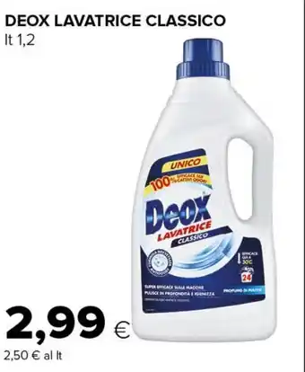 Tigre DEOX LAVATRICE CLASSICO lt 1,2 offerta