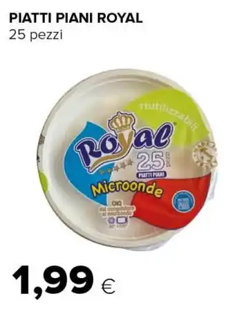 Tigre PIATTI PIANI ROYAL 25 pezzi offerta