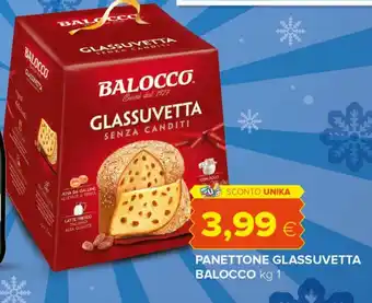 Tigre PANETTONE GLASSUVETTA BALOCCO kg 1 offerta
