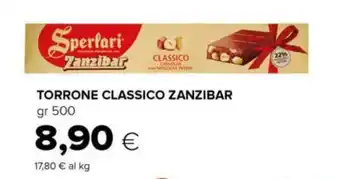 TORRONE CLASSICO ZANZIBAR gr 500