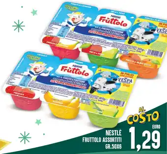 Iper Pellicano NESTLÈ FRUTTOLO ASSORTITI gr. 50 x 6 offerta