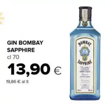 Tigre GIN BOMBAY SAPPHIRE cl 70 offerta