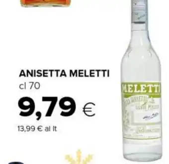 Tigre ANISETTA MELETTI cl 70 offerta