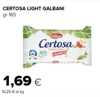 Tigre CERTOSA LIGHT GALBANI gr 165 offerta