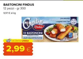 Tigre BASTONCINI FINDUS 12 pezzi - gr 300 offerta