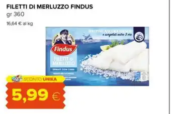 Tigre FILETTI DI MERLUZZO FINDUS gr 360 offerta