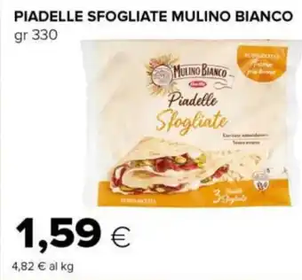 Tigre PIADELLE SFOGLIATE MULINO BIANCO gr 330 offerta