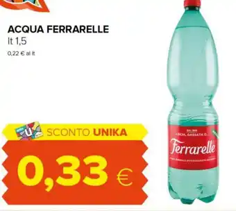 Tigre ACQUA FERRARELLE lt 1,5 offerta