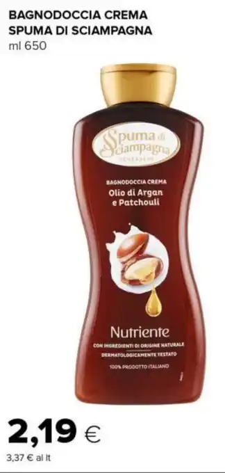 Tigre BAGNODOCCIA CREMA SPUMA DI SCIAMPAGNA ml 650 offerta