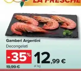 Carrefour Market Gamberi Argentini Decongelati offerta