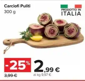 Carrefour Market Carciofi Puliti 300 g offerta