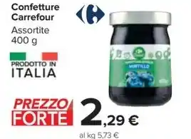 Carrefour Market Confetture Carrefour Assortite 400 g offerta