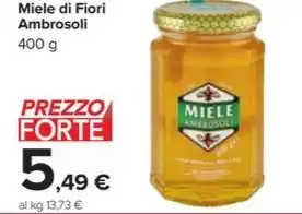 Carrefour Market Miele di Fiori Ambrosoli 400 g offerta