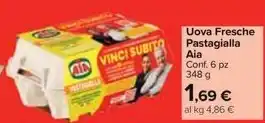 Carrefour Market Uova Fresche Pastagialla Aia offerta