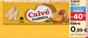 Carrefour Market Maionese Classica Tubo Calvé 150 ml offerta