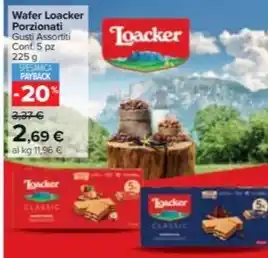 Carrefour Market Wafer Loacker Porzionati offerta