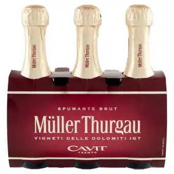Iperal MÜLLER THURGAU CAVIT spumante brut ml 200x3 offerta