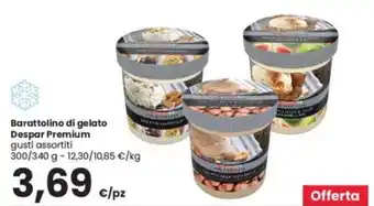 Eurospar Barattolino di gelato Despar Premium gusti assortiti 300/340 g offerta