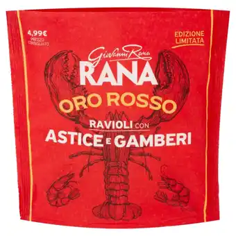 Iperal PASTA RIPIENA ORO ROSSO RANA offerta