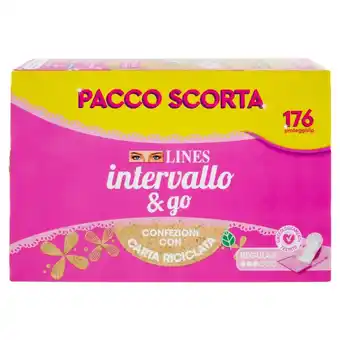 Iperal PROTEGGISLIP LINES INTERVALLO & GO 160+16 pezzi ripiegato offerta