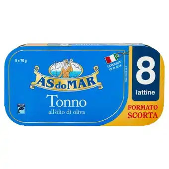 Iperal TONNO ÀS DO MAR all'olio di oliva g 70x8 offerta