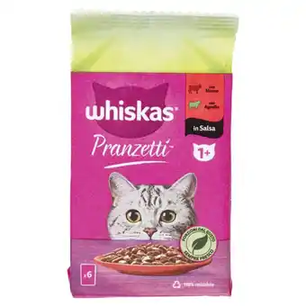 Iperal ALIMENTO UMIDO PER GATTO PRANZETTI WHISKAS offerta