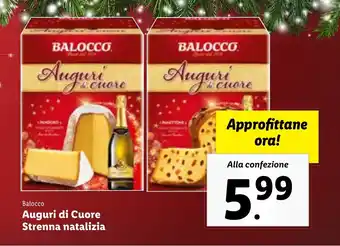 Lidl Balocco Auguri di Cuore Strenna natalizia offerta