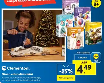 Lidl Clementoni Gioco educativo mini offerta