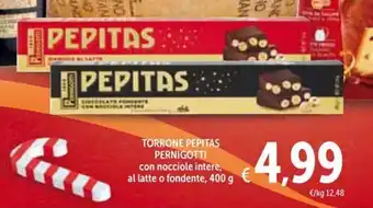 Spazio Conad PEPITAS TORRONE PEPITAS PERNIGOTTI 400 g offerta