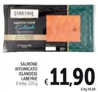Spazio Conad SALMONE AFFUMICATO ISLANDESE LABEYRIE 220 g offerta