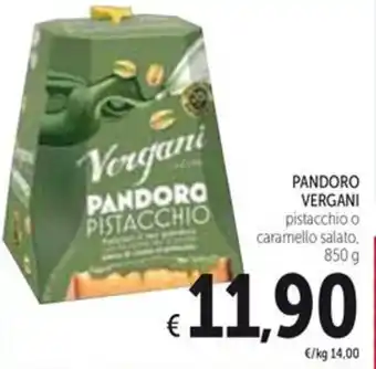 PANDORO VERGANI pistacchio o caramello salato. 850 g