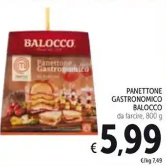 Spazio Conad PANETTONE GASTRONOMICO BALOCCO 800 g offerta