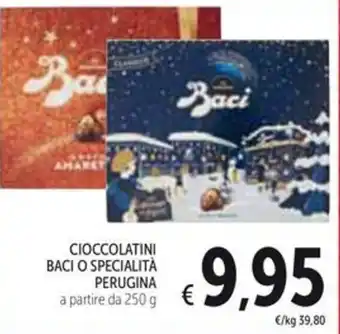 Spazio Conad CIOCCOLATINI BACI O SPECIALITÀ PERUGINA 250 g offerta