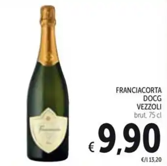 Spazio Conad FRANCIACORTA DOCG VEZZOLI brut, 75 cl offerta