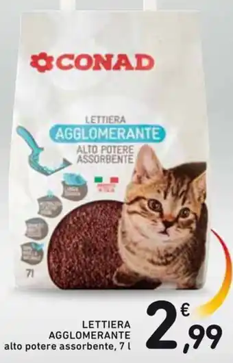 Spazio Conad LETTIERA AGGLOMERANTE 7 l offerta