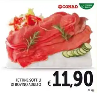 Spazio Conad FETTINE SOTTILI DI BOVINO ADULTO offerta