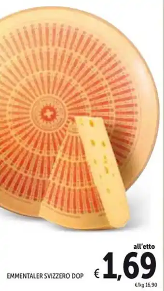 Spazio Conad EMMENTALER SVIZZERO DOP offerta