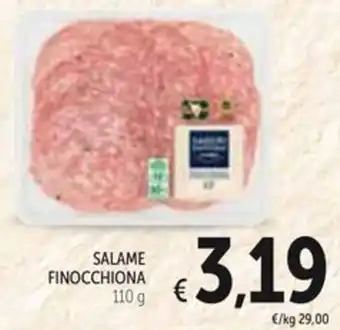 Spazio Conad SALAME FINOCCHIONA 110 g offerta