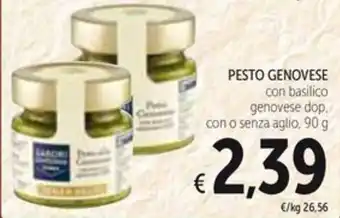 Spazio Conad PESTO GENOVESE 90 g offerta