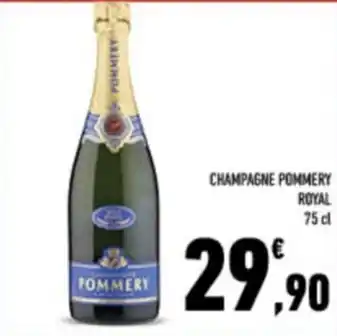 Conad City CHAMPAGNE POMMERY ROYAL 75 cl offerta