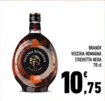 BRANDY VECCHIA ROMAGNA ETICHETTA NERA 70 cl