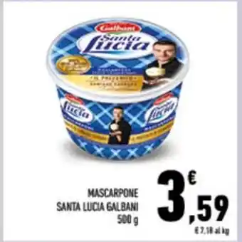 Conad City MASCARPONE SANTA LUCIA GALBANI offerta