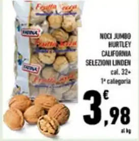 Conad City NOCI JUMBO HURTLEY CALIFORNIA SELEZIONI LINDEN offerta